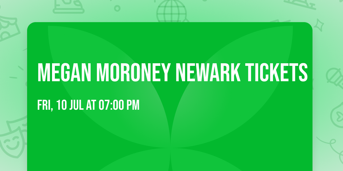Megan Moroney Newark Tickets