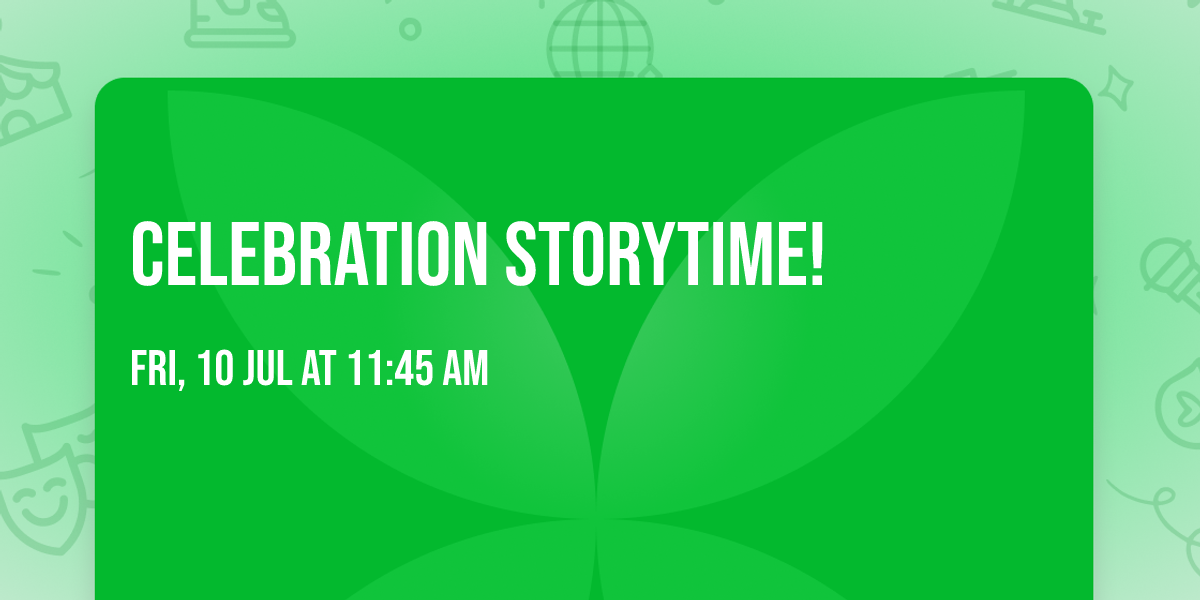 Celebration Storytime!  
