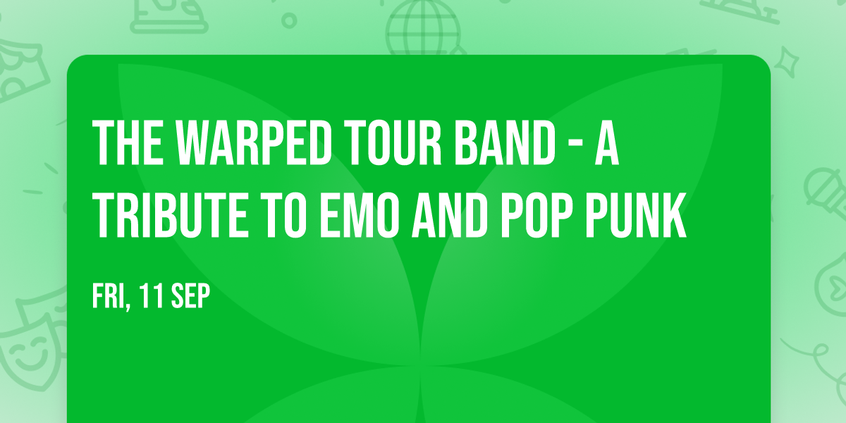 The Warped Tour Band - A Tribute To Emo and Pop Punk