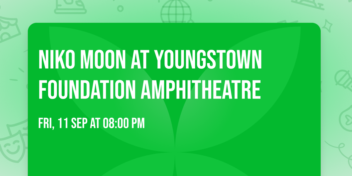 Niko Moon at Youngstown Foundation Amphitheatre