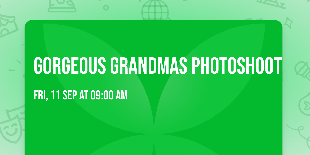 Gorgeous Grandmas Photoshoot 