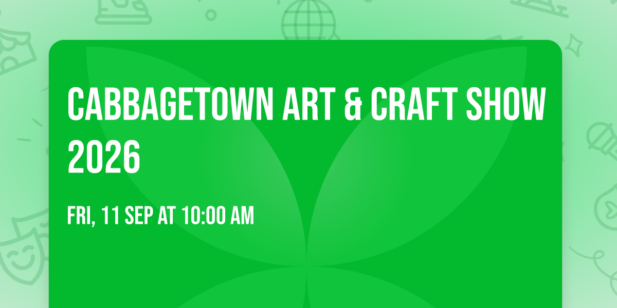 Cabbagetown Art & Craft Show 2026