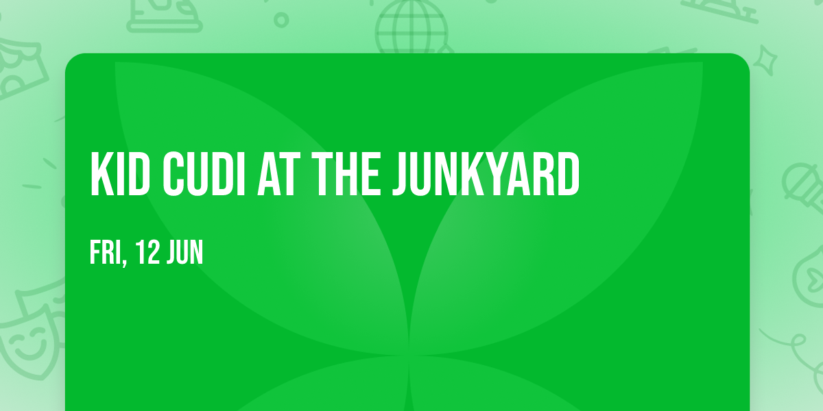 Kid Cudi at The JunkYard