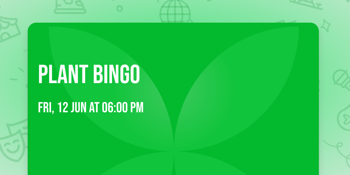 Plant Bingo