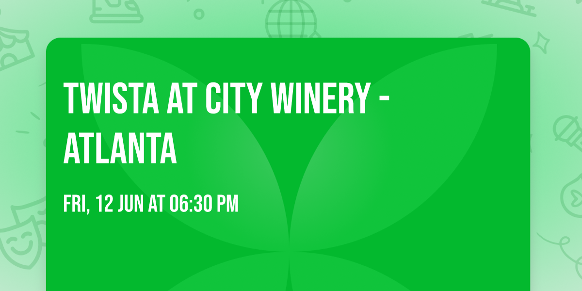 Twista at City Winery - Atlanta