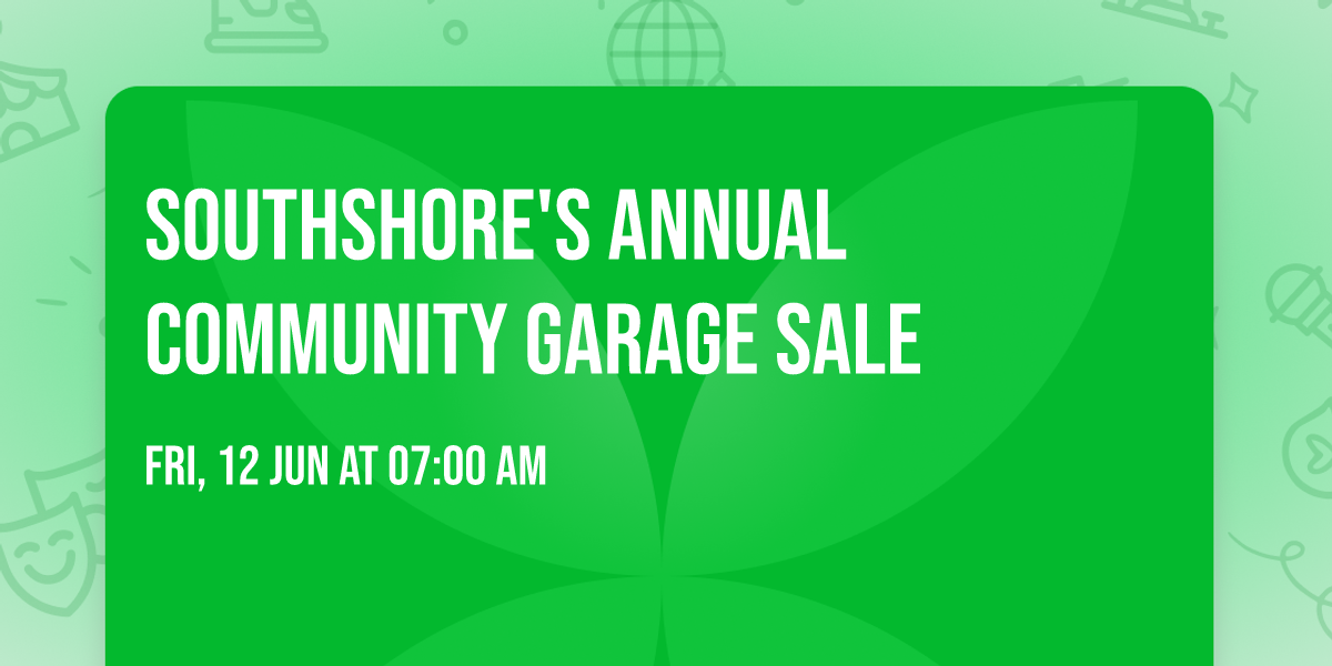 Southshore's Annual Community Garage Sale