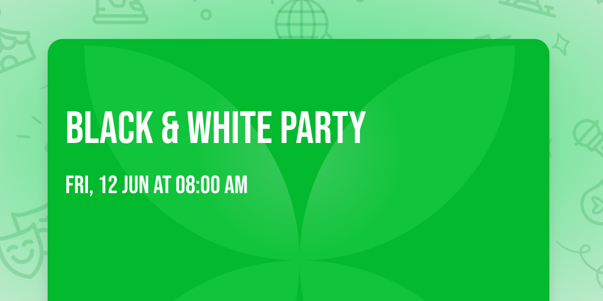 Black & White Party