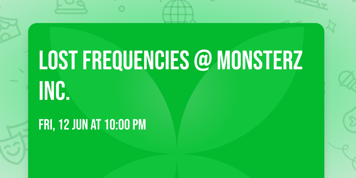 Lost Frequencies @ Monsterz Inc.