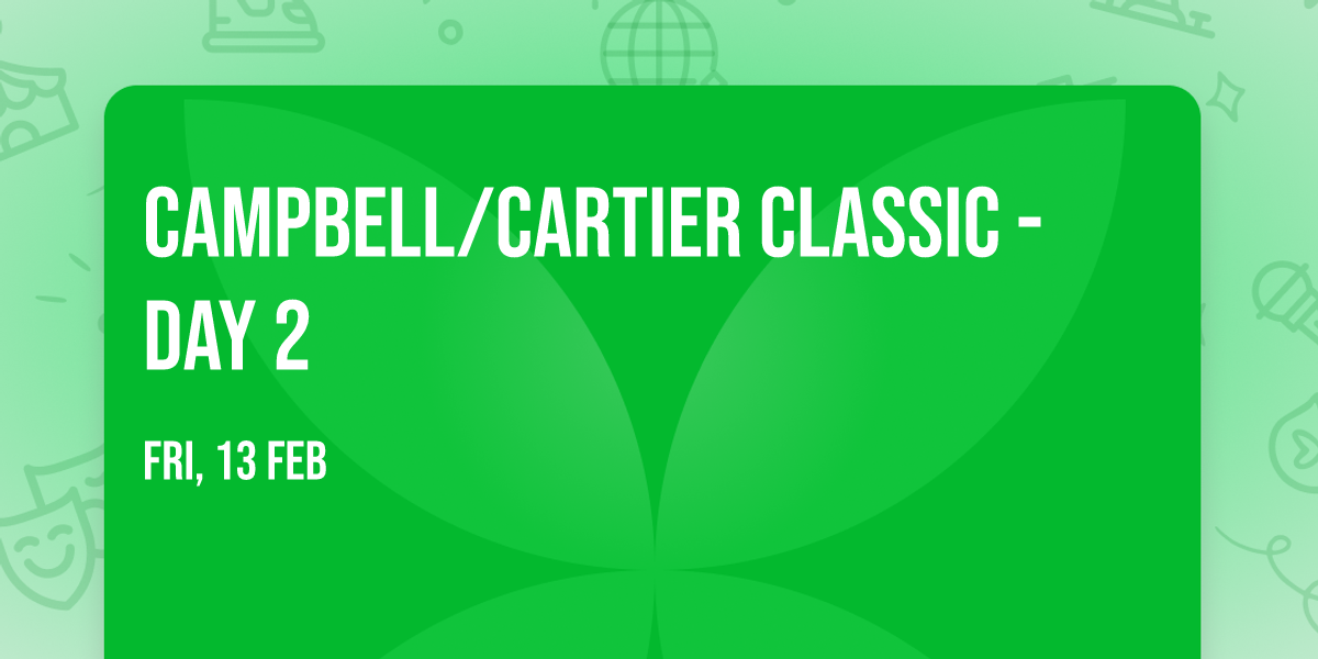 Campbell\/Cartier Classic - Day 2