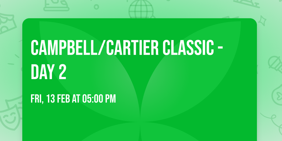 Campbell\/Cartier Classic - Day 2