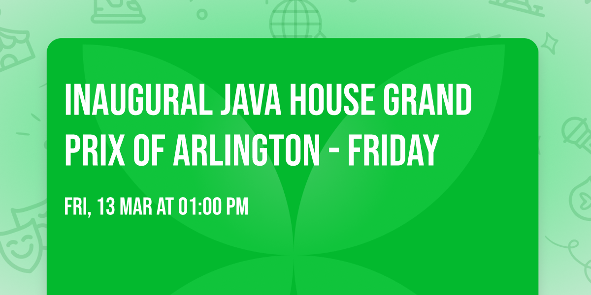 Inaugural Java House Grand Prix of Arlington - Friday
