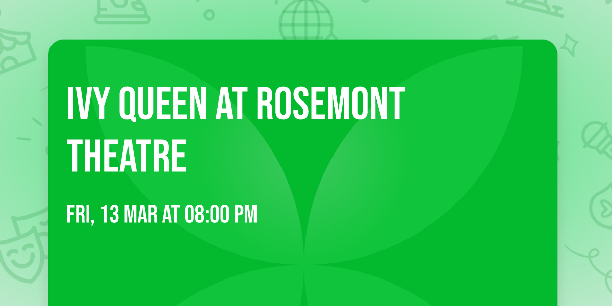 Ivy Queen at Rosemont Theatre