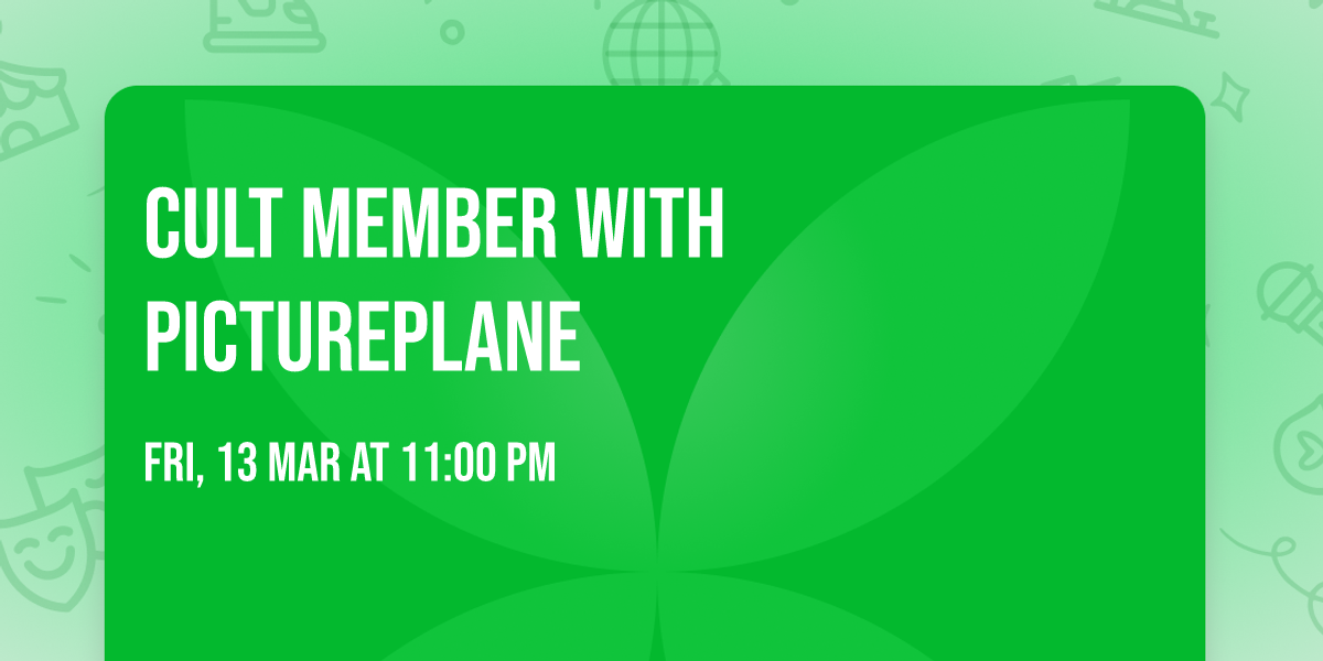 Cult Member with Pictureplane