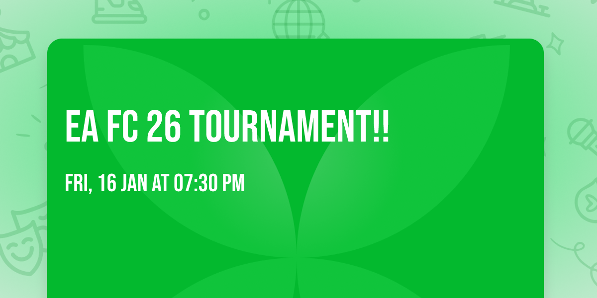 EA FC 26 Tournament!!