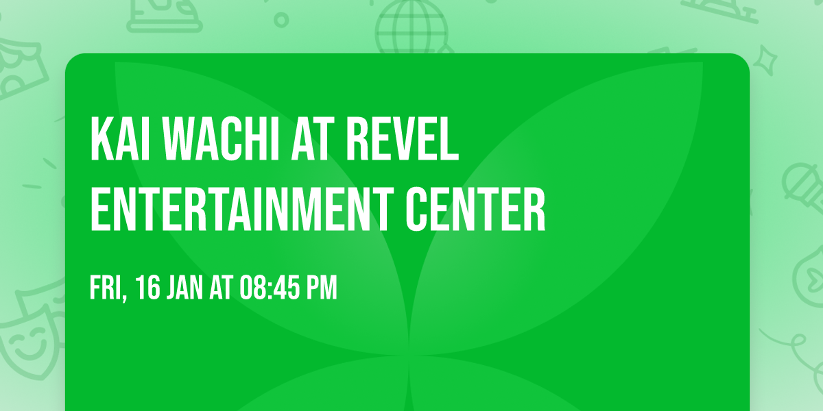 Kai Wachi at Revel Entertainment Center