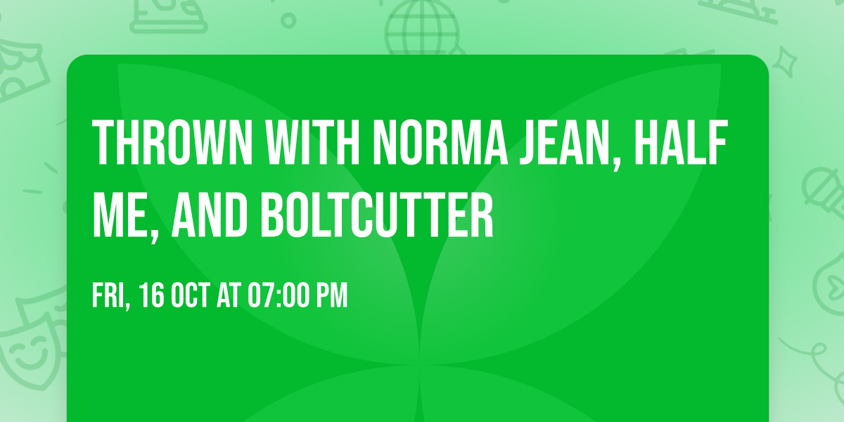THROWN with Norma Jean, Half Me, and Boltcutter