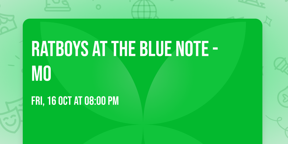 Ratboys at The Blue Note - MO