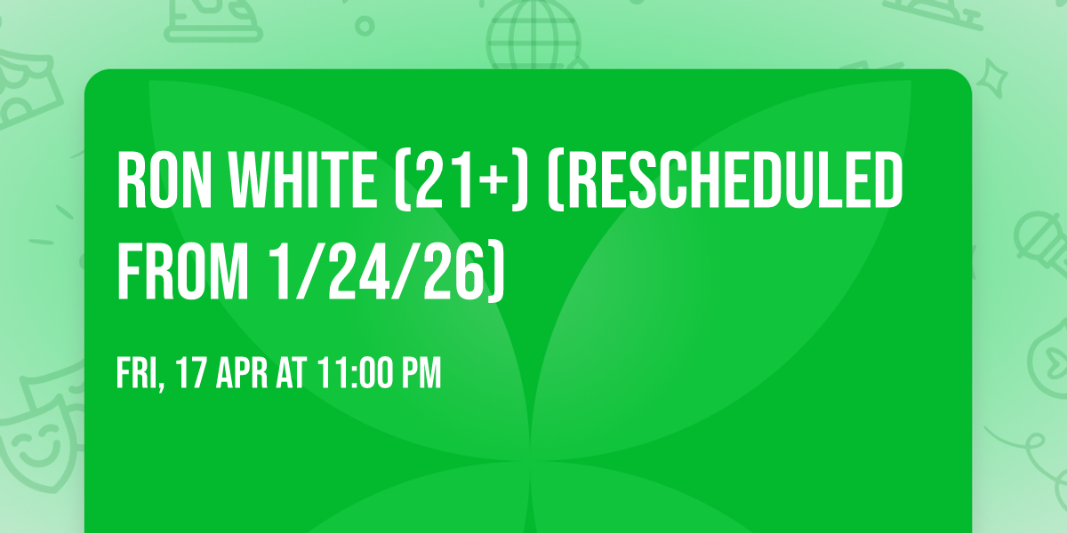 Ron White (21+) (Rescheduled from 1\/24\/26)