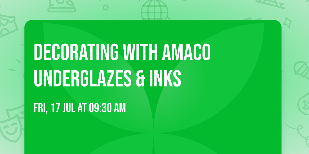 Decorating With Amaco Underglazes & Inks