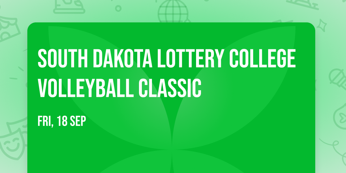 South Dakota Lottery College Volleyball Classic