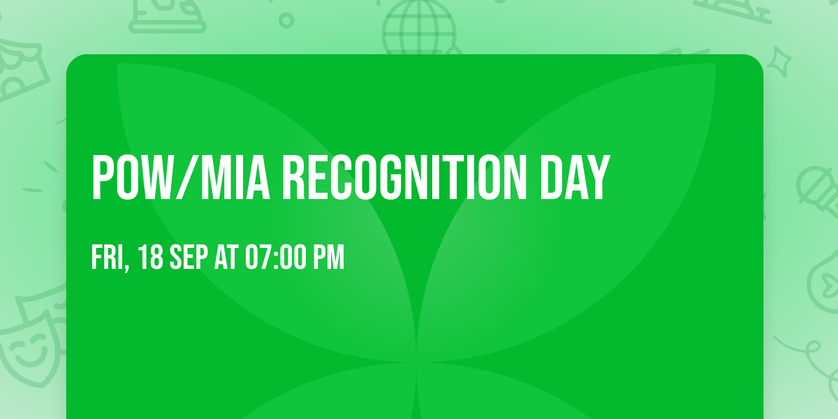 POW\/MIA Recognition Day