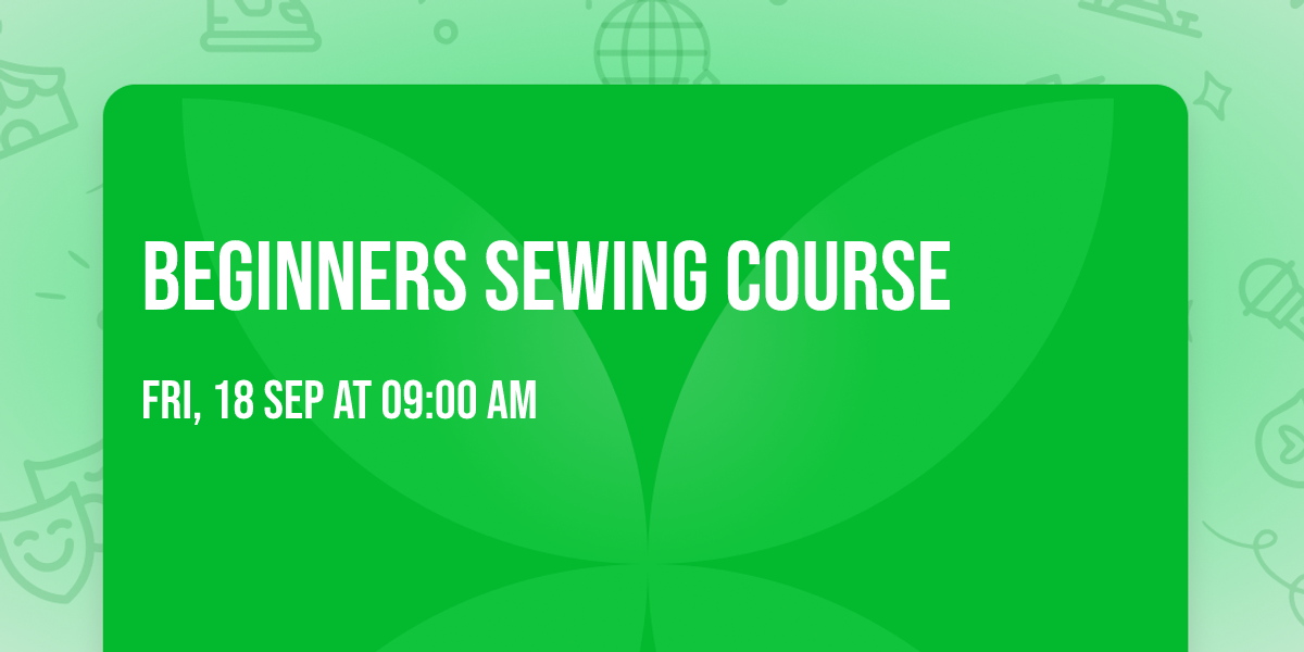 Beginners Sewing Course