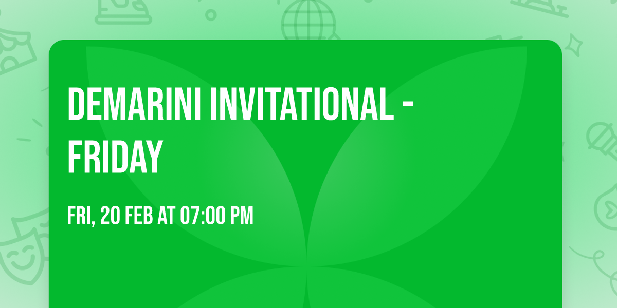 DeMarini Invitational - Friday
