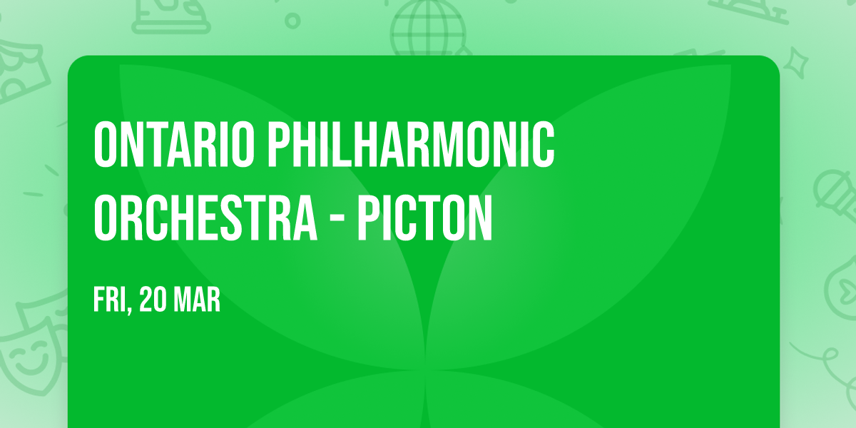 Ontario Philharmonic Orchestra - Picton