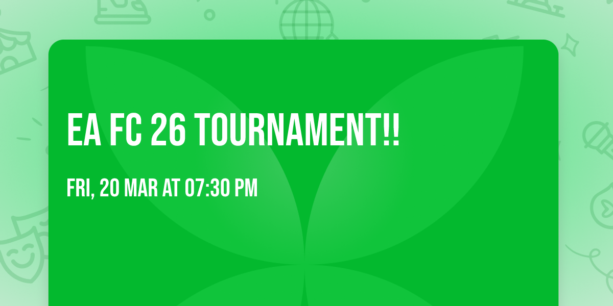 EA FC 26 Tournament!!