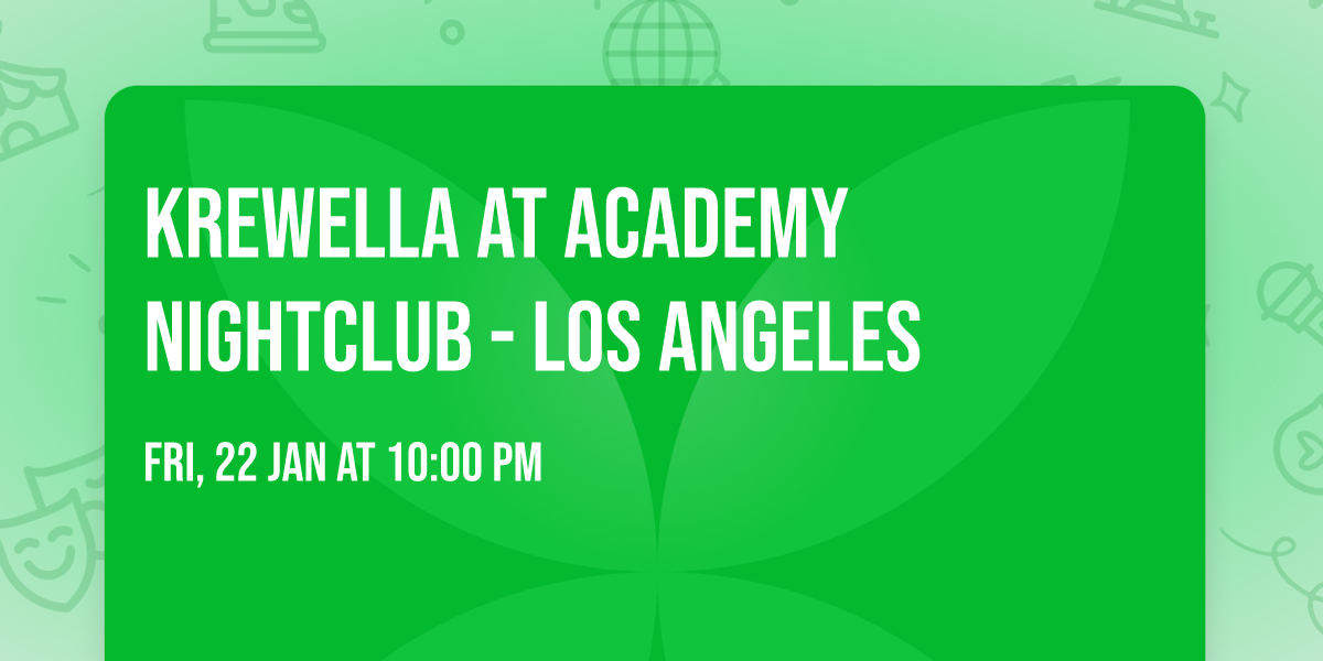 Krewella at Academy Nightclub - Los Angeles