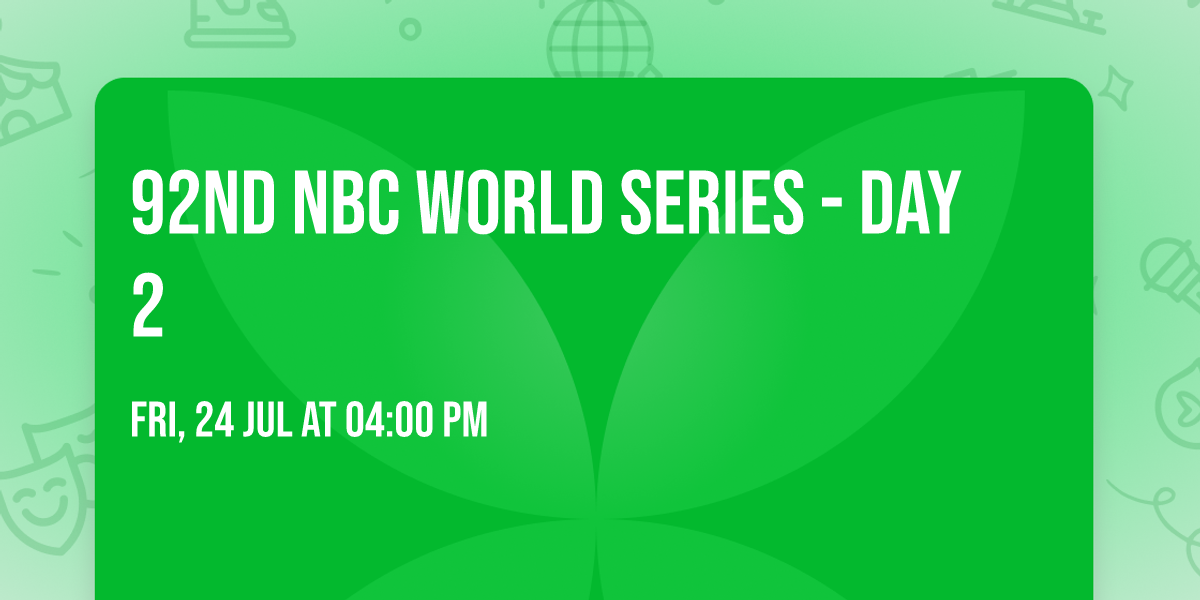 92nd NBC World Series - Day 2