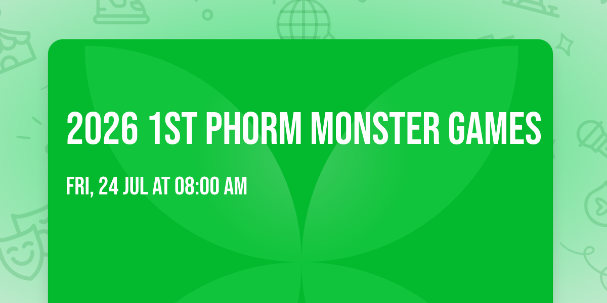 2026 1st Phorm Monster Games