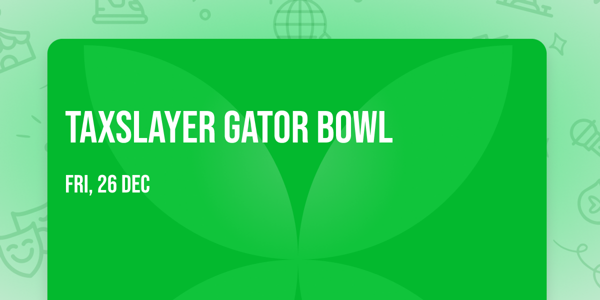TaxSlayer Gator Bowl