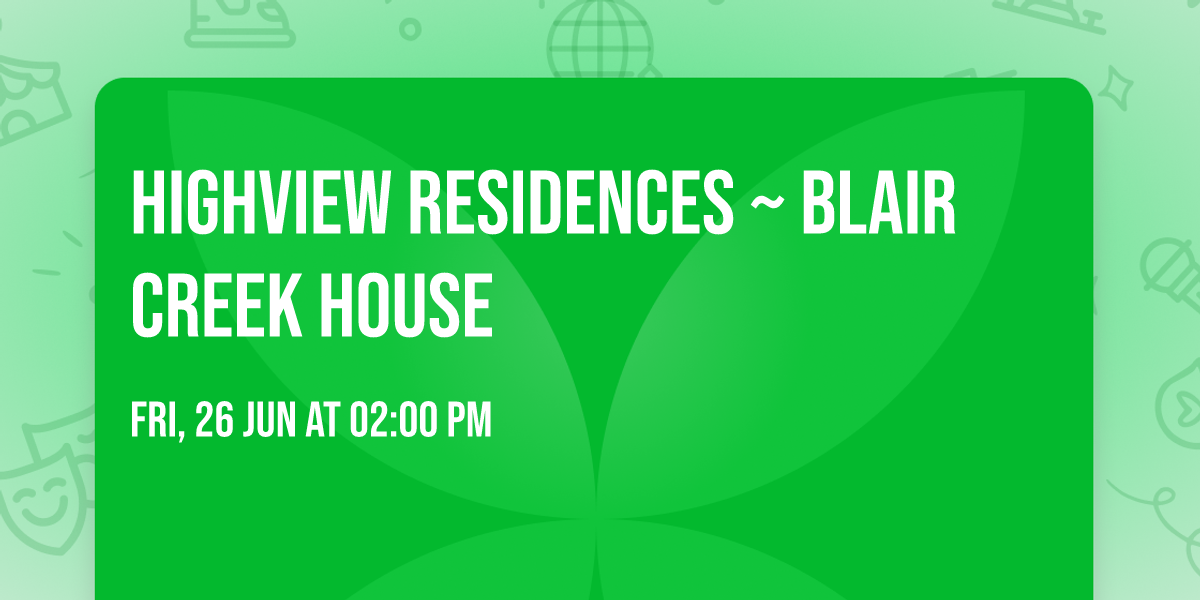 Highview Residences ~ Blair Creek House