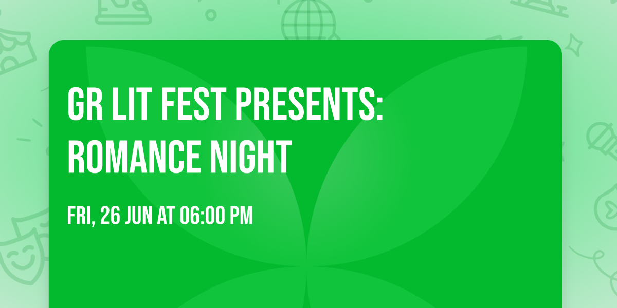GR Lit Fest Presents: Romance Night 