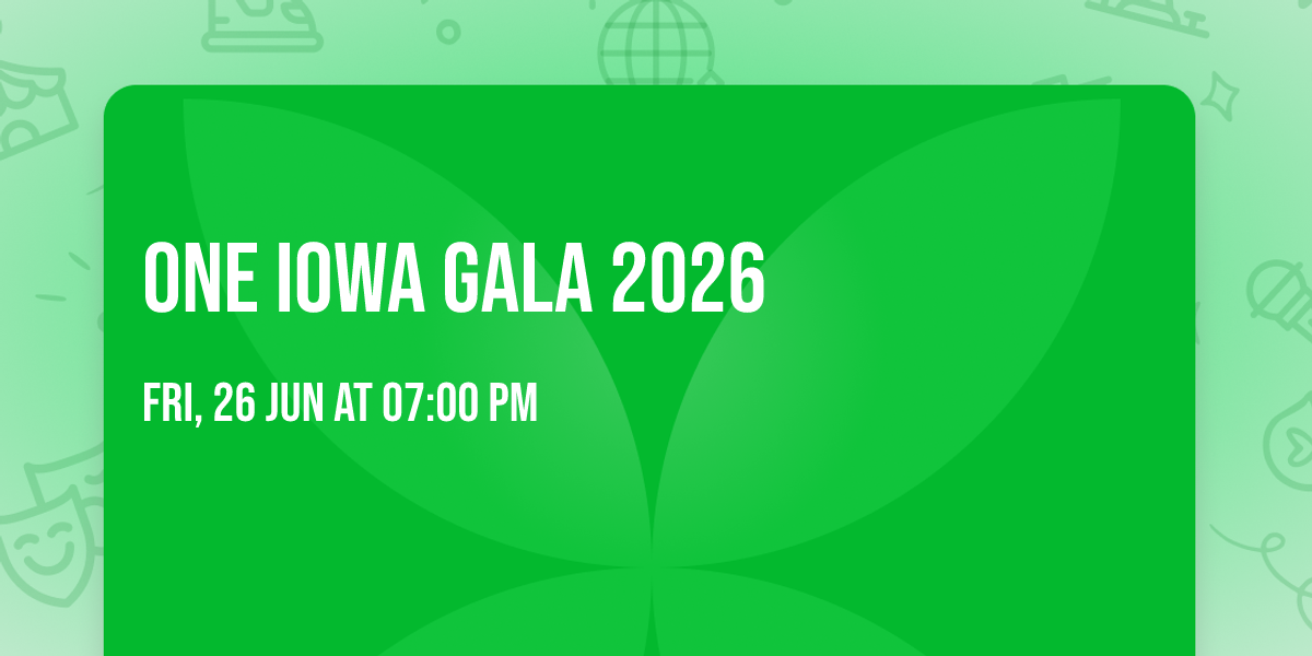 One Iowa Gala 2026