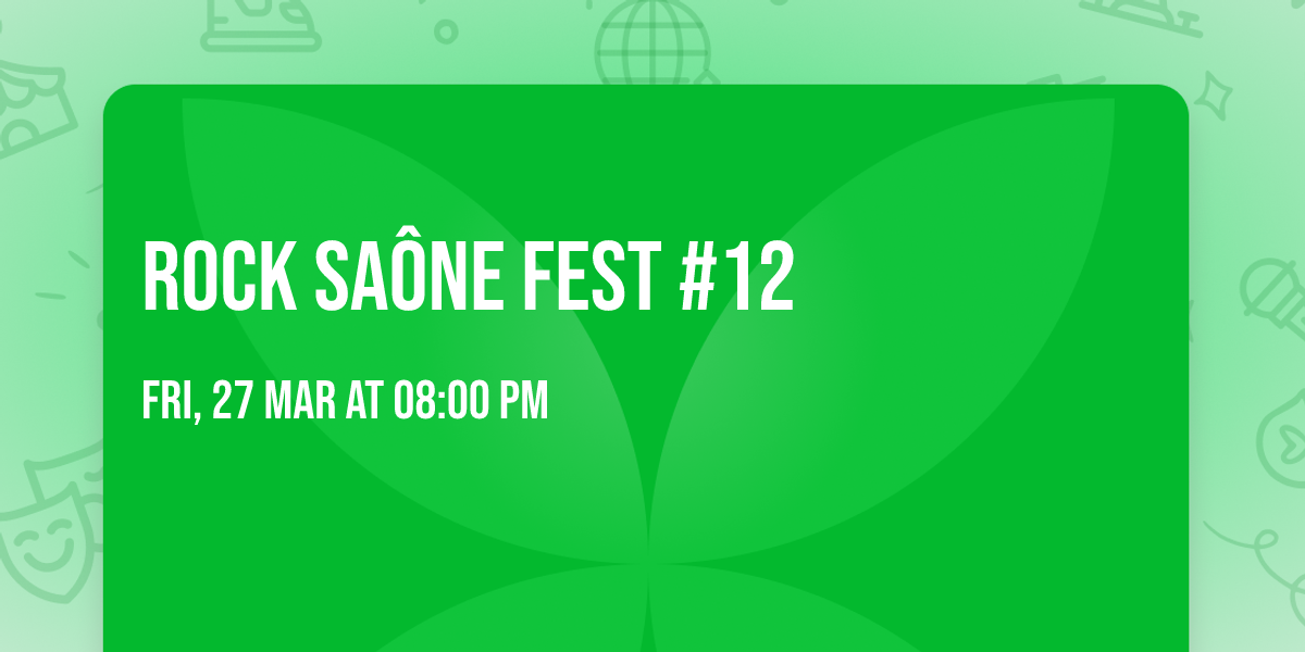 ROCK SA\u00d4NE FEST #12