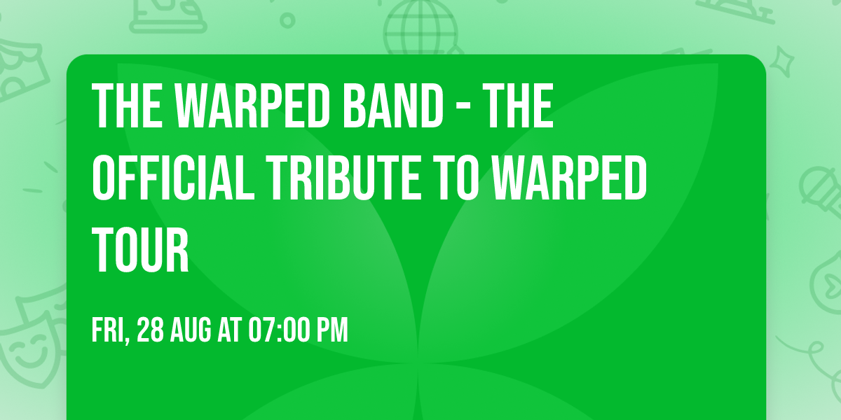 The Warped Band - The Official Tribute to Warped Tour