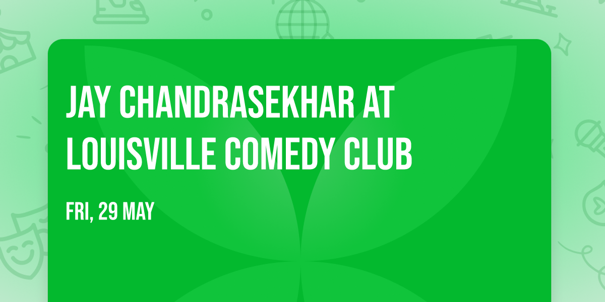 Jay Chandrasekhar at Louisville Comedy Club