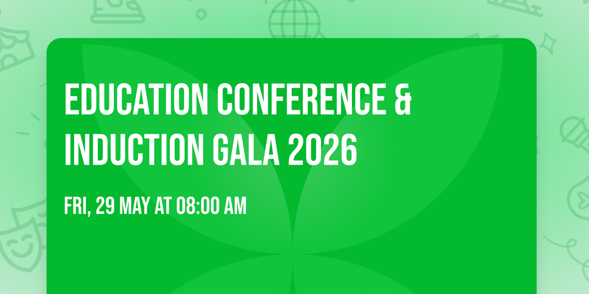 Education Conference &  Induction Gala 2026
