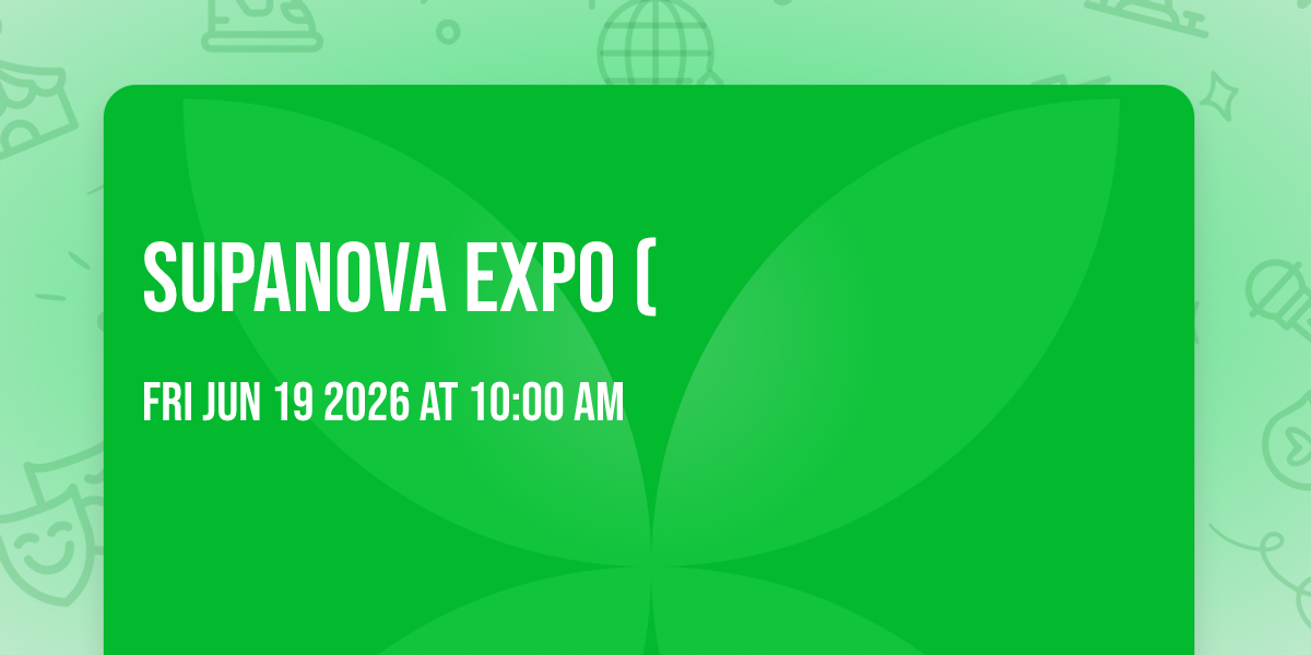 Supanova Expo (