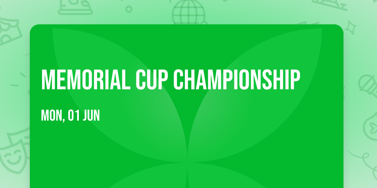 Memorial Cup Championship