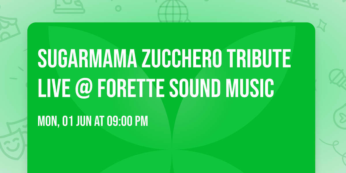 SugarmamA Zucchero Tribute Live @ Forette Sound Music