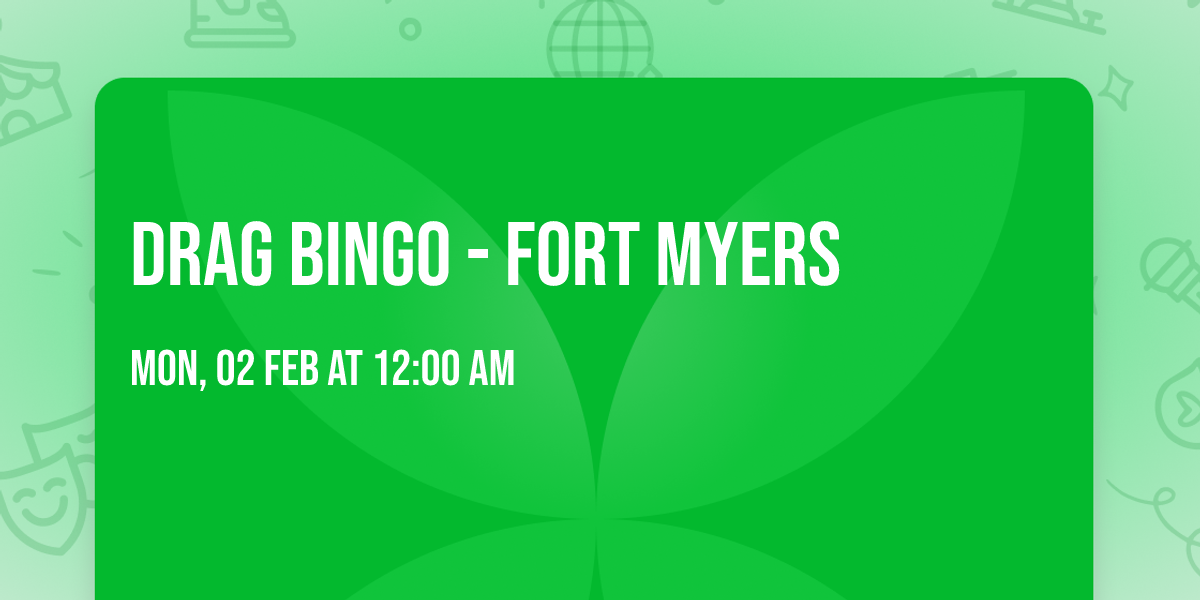 Drag Bingo - Fort Myers