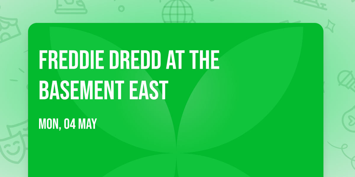 Freddie Dredd at The Basement East