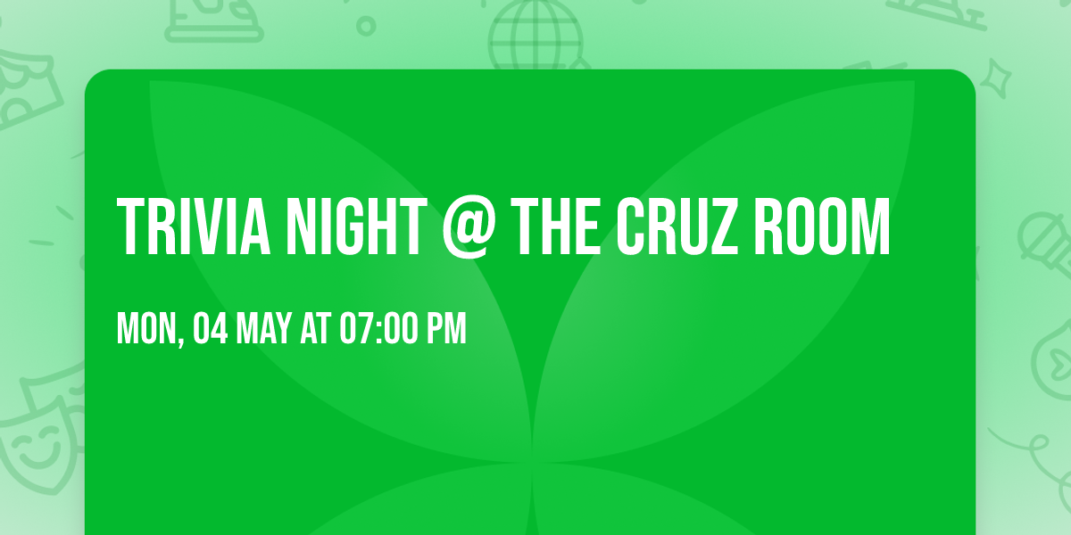Trivia Night @ The Cruz Room
