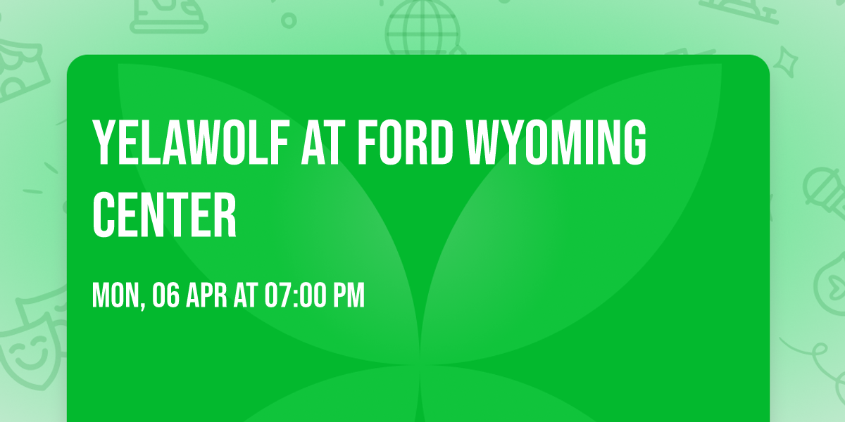 Yelawolf at Ford Wyoming Center