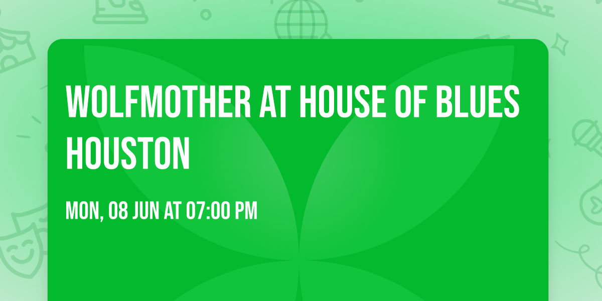 Wolfmother at House of Blues Houston