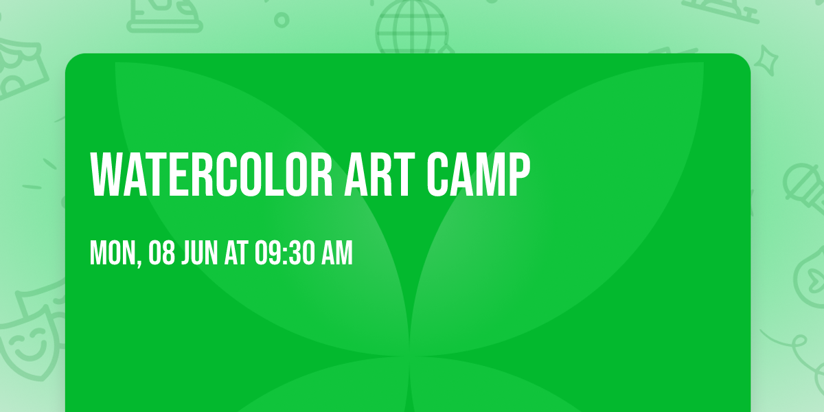 Watercolor Art Camp