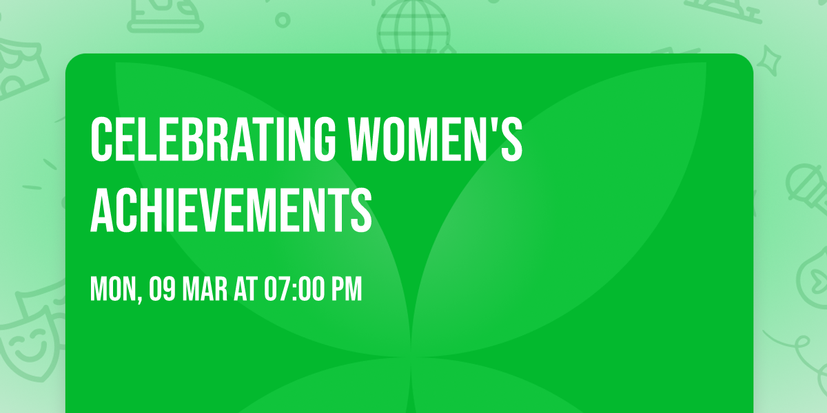 Celebrating Women's Achievements